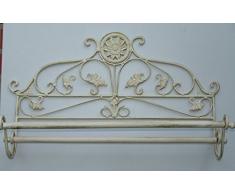 Porte-serviette Barre porte-serviettes Shabby Chic Fer Étagère murale Étagère murale