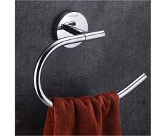 Wangel Anneaux porte serviette, Porte Linge Murale, Acier Inox 304 Finitions Métal Chromé Poli, Porte Serviette Salle de Bain