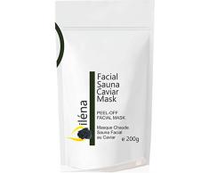 Masque Peel-Off Masque dAlginate gelifiant en poudre 200 g professionnel et à la maison Masque Visage extracteur points noirs (Masque chaud au Caviar Sauna Facial)
