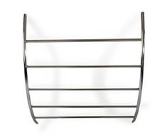 Porte serviette mural chrome casa pura® Sira | 5 barres d'environ 60 cm | salle de bain, cuisine, salon de beauté | kit de montage inclus