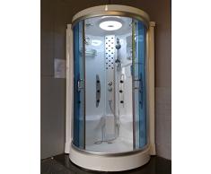 2 Siège Sauna Vapeur Cabine de Cabine de douche NEW Xavier deux (1000 x 1000)