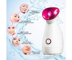Sauna Facial Visage Vapeur Ionique Soins Facial Steamer Humidificateur Vaporisateur Visage Humidificateur Vaporisateur Nettoyeur Visage Electrique Nettoyage Profondeur Blackhead, Fairycity (Blanc)