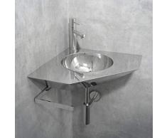 COMPONENDO Lavabo dangle en Acier Finition Brillante ORN (LUCIDO)