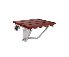 MyAou-Shower Chair Chaise de Douche en Bois Massif Tabouret de Douche siège Mural pin Tabouret de Salle de Bain Tabouret Pliant Tabouret Chaussures Chaise Chaise de Mur Chaise de Douche (Taille : B)