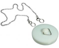 1 lavabo en plastique Bouchon de baignoire 1 3/4 "45 mm & Chaîne 18"-Bijoux Fantaisie