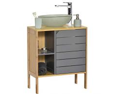 Tendance sous lavabo Noumea Bois Gris