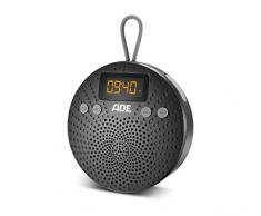 ADE BR1703-1 Radio de Douche Bluetooth avec Radio & Réveil - IPX5