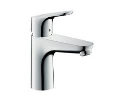 Hansgrohe Mitigeur de Lavabo Focus 100 Chrome avec Garniture de Vidage Tirette 31607000
