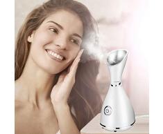 iKALULA Vapeur pour le visage, Vapeur Visage Soins Esthétiques de Peau Nano Vaporisateur Facial Sauna Spa pour Nettoyage en Profondeur Pores Point Noir Visage Steamer Humidificateur Vapeur Facial
