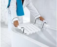Ridder A0040011 Siège de Baignoire Aluminium/Polypropylène Blanc 63,5 x 31 x 11,5 cm