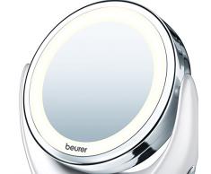 Miroir pour maquillage grossissant double face éclairé Beurer BS 49