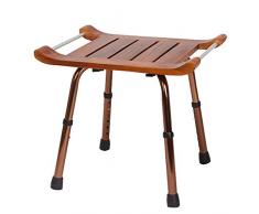 CIGONG Chaise de bain chaise de douche en bois massif tabouret de bain handicapé chaise de bain personnes âgées femme enceinte chaise de bain pliant salle de bain tabouret de bain en bois massif chais