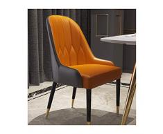 Chaise de bureau, chaise de bureau, chaise de salon à pieds en métal, chaises de cuisine, fauteuil, chaise de salon, chaises de loisirs, chaise en bois massif, chaise de baignoire, avec dossier et ac