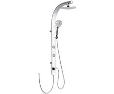 Sanlingo Chrome Colonne de douche hydromassante