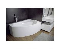 AZURA HOME DESIGN Baignoire dangle Droite RIMA 130/140/150/160/170 cm avec Tablier - Dimensions: 170cm