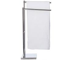ARTEX Porte-Serviettes sur Pied, Acier Inoxydable, Acier, 40 x 18 x 83 cm