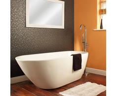 HUDSON REED - Baignoire Ilot Design Asymétrique Monobloc 167 x 73cm Acrylique 165L