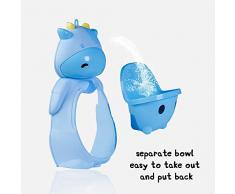 Bonne qualité Urinoir Garçon Debout Toilette Fondue Urinoir Mural Urinoir Enfant, Bleu