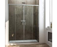 Porte Douche 160 cm 185 transparent modèle Replay 2 Portillons