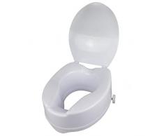 Rehausseur WC | Avec couvercle | Hauteur 14 cm | Blanc | Titan | Mobiclinic