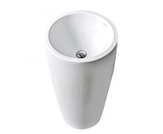 Bernstein Badshop Lavabo colonne totem TWZ16 en pierre solide (Solid Stone) - 50x50x90cm