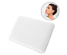 Oreiller de bain, oreillers de spa de qualité supérieure avec coussins ergonomiques pour le cou et la tête, coussins de bain antidérapants