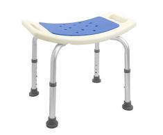 PrimeMatik - Tabouret de Douche Ergonomique réglable en Hauteur avec Rembourrage