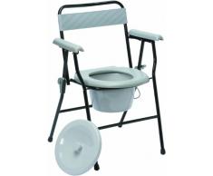 Drive DeVilbiss Healthcare Chaise légère pliante percée avec bassine de 5 litres
