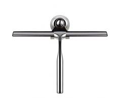 Kongnijiwa Accueil de fenêtre en Verre Raclette Cleaner Douche Miroir Caoutchouc d'essuie-Glace Raclette Aspiration Crochet Eau Outil de Suppression de Vapeur