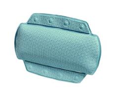 Spirella 10.13387 Coussin de Nuque pour Baignoire Alaska Gris Clair 32 x 23 cm