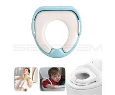 inpay – Pot Bébé toilette siège da WC – Apprendre À Être au bain – SEGURE antidérapant surface douce, démontable Coussin de chaise avec boutons Accoudoir – Pot ajustal la plupart des types toilettes – Pour
