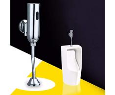 HNLHAKER Touchless urinoir Valve, Valve Urinoir, Intelligent Sensor Mural Accessoires de Salle de Bains Détecteur Automatique 1 WC Set