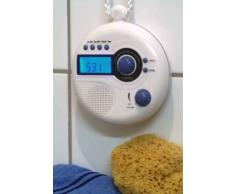 Elta 3149 Radio de Douche avec Affichage numérique Blanc