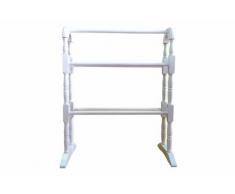 Apollo Porte-Serviette, en Bois, Blanc