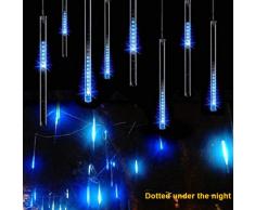 Sunnymi LED Meteor Douche lumières, étanche Lampes solaires de gouttes d'eau Décoration de jardin Guirlande lumineuse pour fête de mariage Sapin de Noël Patio Décoration