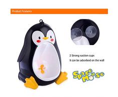 HBIAO Urinoir Gar?on Toilette portative pour Enfant, urinoir Mural, Pingouin Mignon