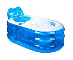 Baignoire Gonflable dépaississement, Baignoire Adulte PVC, Baignoire Pliable en Plastique, Seau (L x L x H: 145 * 80 * 70cm)