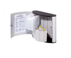 Durable 197123 First Aid Box Armoire à Pharmacie - Fermeture par Serrure à Clé - 2 compartiments - Modèle M - Vendue avec Kit 1er Soins