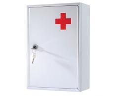 Armoire À Pharmacie Premiers Soins Urgence Blanc