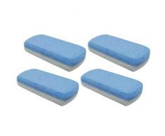 Milisten Lot de 4 outils de pédicure en pierre de pierre de pierre de pierre de lave et de pédicure double face pour enlever la peau dure pour les mains et les pieds