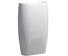 Lavabo colonne totem PB2034-53 x 38 x 90cm - blanc - Solid Stone