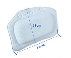 Vendiy 1Pcs Coussin de Bain Baignoire,Oreiller de Baignoire Imperméable Antidérapant pour Un Séchage Rapide et Facile,pour Baignoire de Oreiller Spa, Jacuzzi, Bain à Remous, Accueil Spa