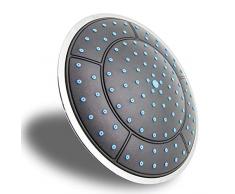 Ronde 25cm ABS Tête De Douche Pluie Tête 1/2 Connecteur Pluie Pluie Pomme De Douche Pour Cabine De Douche Douche Salle Acccessories
