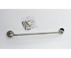 Kapitan 40 cm Porte-serviette Mural Auto-adhésif Salle de bain Acier Inoxydable fini poli, fabriqué dans l'UE, Garantie 20 ANS