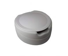 Rehausseur de WC avec abattant | Surélévateur en mouse injectée | 11 cm | Poids maximum supporté : 120 kg