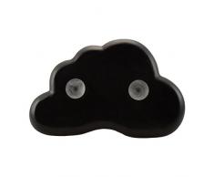 Incidence Paris 61451 Coussin de Baignoire Zen Polyuréthane Noir 32 x 7,5 x 20,5 cm