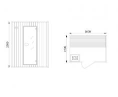 Combinaison modèle de sauna & Cabine infrarouge dans un. – PROMOTION.