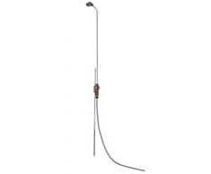Douche de Jardin Solo de Gardena : Douche avec Jet de Douche Agréable, Quantité dEau Réglable en Continu et Verrouillable, Hauteur Réglable en Continu jusquà 207 cm (961-20)