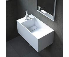 ambra Lave-Mains Suspendu en Solid Surface 50 cm - Rhéa G