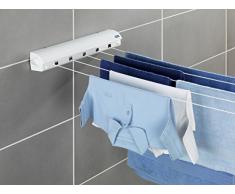 Wenko 63025100 Séchoir à Linge Extensible Mural Dimensions 47,6 x 7,5 x 7,3 cm